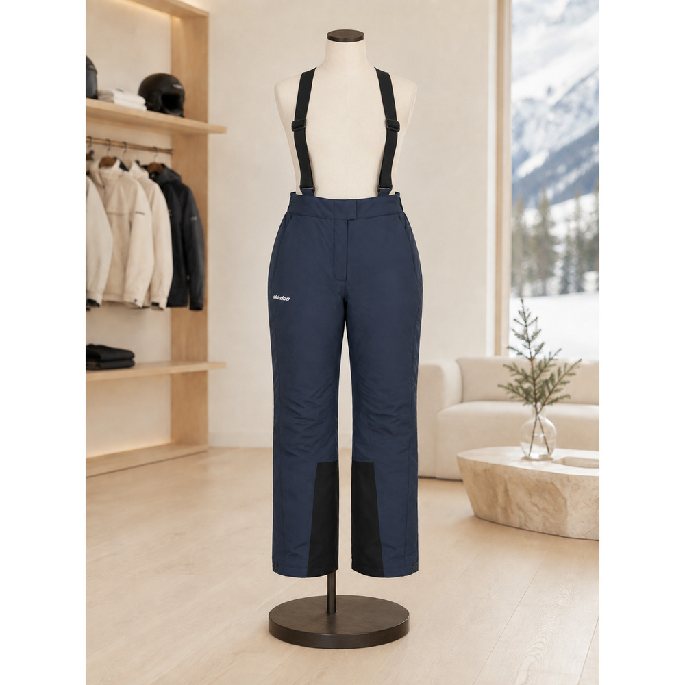 Ski-Doo Women XL Vasa Highpants Navy Insulated Snowmobile Bibs NWT 4416831216